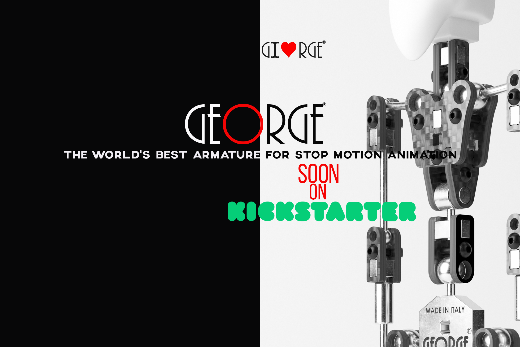 GEORGE® pure carbon fibre armature